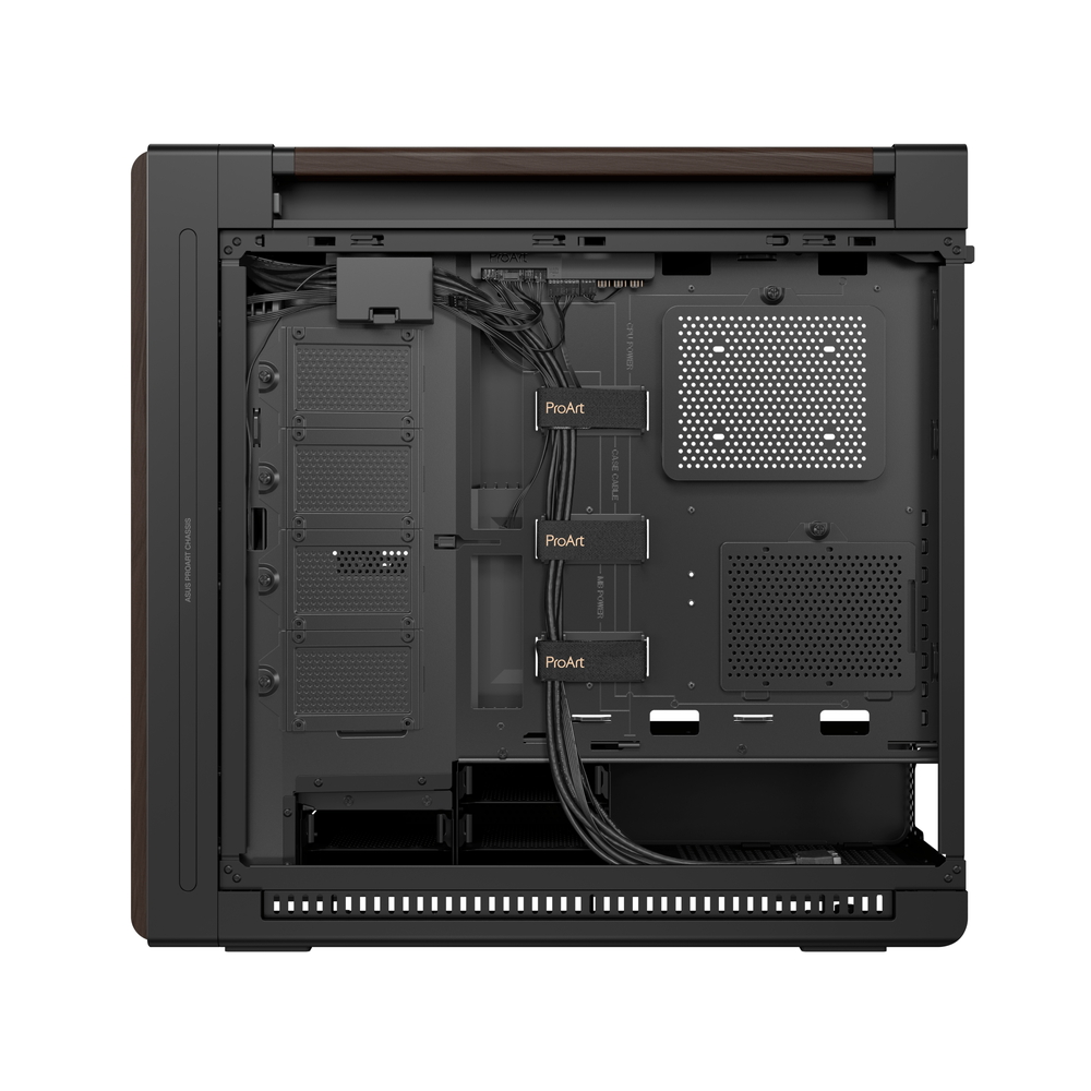 ウォールナット材を採用した高エアフローPCケース「ProArt PA602 Wood